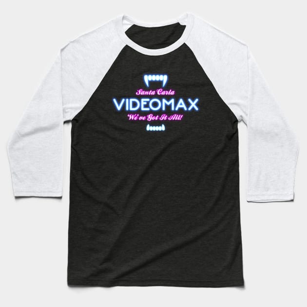 Video Max Baseball T-Shirt by ZombieMedia